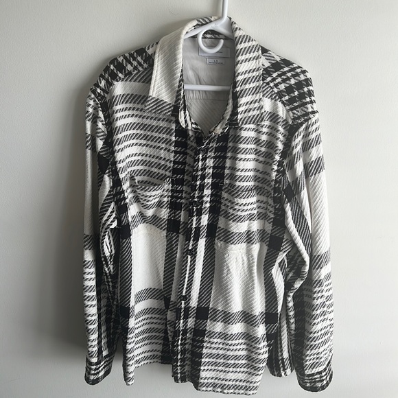Men’s urban outfitters plaid shirt jacket size L - Picture 1 of 5